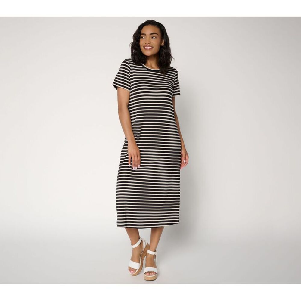 Belle by Kim Gravel Women's Dress Sz L Make Your Black/Double Espress A726398